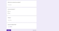 This Google Form would have to be filled (Image via Google)